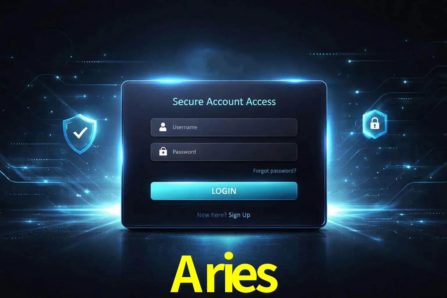 Pantalla de inicio de sesión de cuenta Aries para usuarios en México